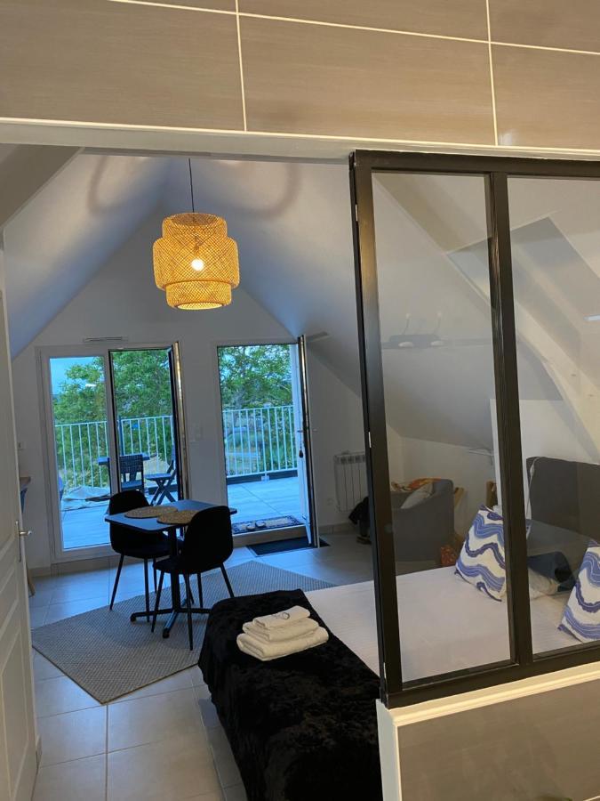 Appartement Lu'Ermael Avec Vue Mont Saint Michel Courtils 외부 사진