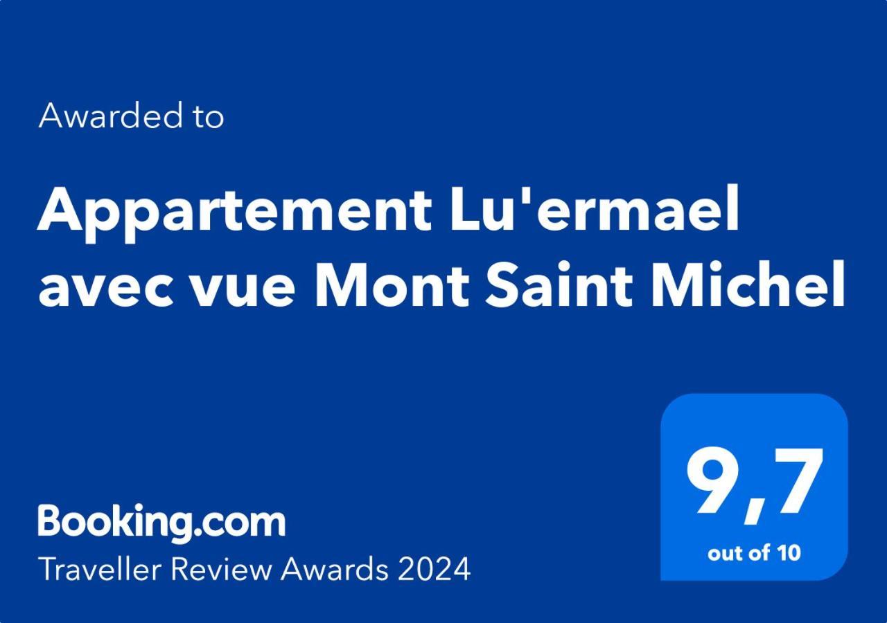 Appartement Lu'Ermael Avec Vue Mont Saint Michel Courtils 외부 사진