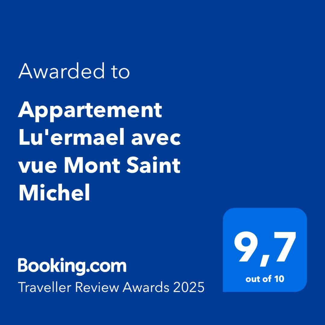 Appartement Lu'Ermael Avec Vue Mont Saint Michel Courtils 외부 사진